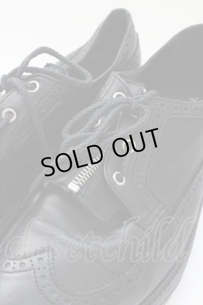 画像5: CIVARIZE / Heir フロントZIPソールシューズ 42（約26-26.5cm） ブラック T-25-10-07-050-CI-sho-YM-ZT-S008 (5)