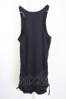 画像2: CIVARIZE / サイド脇ギャザーレイヤータンクトップ 44 ブラック T-25-10-07-007-CI-to-YM-ZT (2)