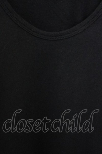 画像5: CIVARIZE / サイド脇ギャザーレイヤータンクトップ 44 ブラック T-25-10-07-007-CI-to-YM-ZT074 (5)