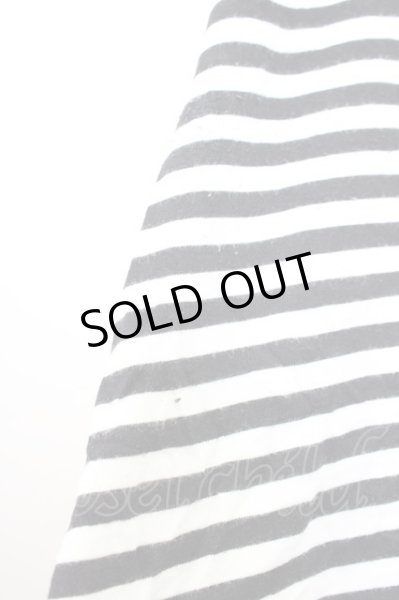 画像4: CIVARIZE / Lack　アシンメトリーロングタンクトップ 44 ブラックｘホワイト T-25-10-07-001-CI-to-YM-ZT (4)