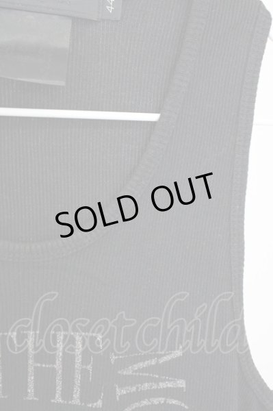 画像3: FUGA / GRAZMコラボテレコタンクトップ 44 ブラック T-25-10-07-010-FU-to-YM-ZT074 (3)