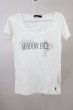 画像1: CIVARIZE / SHADOW FACE　バックレディTシャツ 44 ホワイト T-25-10-07-012-CI-ts-YM-ZT (1)