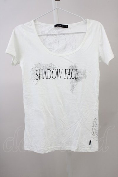 画像1: CIVARIZE / SHADOW FACE　バックレディTシャツ 44 ホワイト T-25-10-07-012-CI-ts-YM-ZT (1)