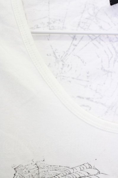 画像3: CIVARIZE / SHADOW FACE　バックレディTシャツ 44 ホワイト T-25-10-07-012-CI-ts-YM-ZT074 (3)