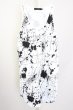 画像1: CIVARIZE / Rear総柄タンクトップ 44 ホワイト T-25-10-07-002-CI-to-YM-ZT (1)