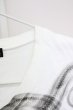 画像4: FUGA / SKELTONスカルVネックTシャツ 44 ホワイト T-25-10-07-013-FU-ts-YM-ZT (4)