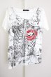 画像1: CIVARIZE / OrganaコラージュグラフィックプリントTシャツ 44 ホワイト T-25-10-07-014-CI-ts-YM-ZT (1)
