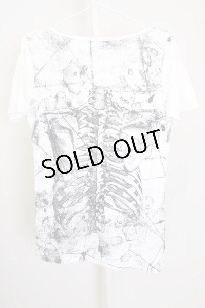 画像2: CIVARIZE / OrganaコラージュグラフィックプリントTシャツ 44 ホワイト T-25-10-07-014-CI-ts-YM-ZT074 (2)