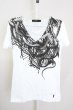 画像1: CIVARIZE / Boa パイソンプリントTシャツ 44 ホワイト T-25-10-07-015-CI-ts-YM-ZT (1)