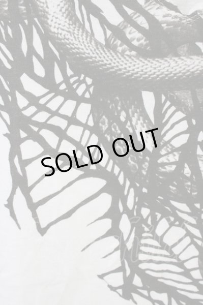 画像5: CIVARIZE / Boa パイソンプリントTシャツ 44 ホワイト T-25-10-07-015-CI-ts-YM-ZT (5)