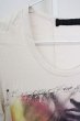 画像3: FUGA / Artist プリント変形Tシャツ 44 ピンクベージュ T-25-10-07-016-FU-ts-YM-ZT (3)