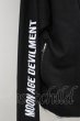画像4: Moonage Devilment / Embroidery Over Asymmetry Hoody パーカー 44 ブラック T-25-10-30-021-Mo-to-YM-ZT (4)