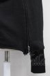 画像6: Moonage Devilment / Embroidery Over Asymmetry Hoody パーカー 44 ブラック T-25-10-30-021-Mo-to-YM-ZT (6)