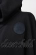 画像7: Moonage Devilment / Embroidery Over Asymmetry Hoody パーカー 44 ブラック T-25-10-30-021-Mo-to-YM-ZT (7)