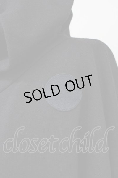 画像7: Moonage Devilment / Embroidery Over Asymmetry Hoody パーカー 44 ブラック T-25-10-30-021-Mo-to-YM-ZT (7)