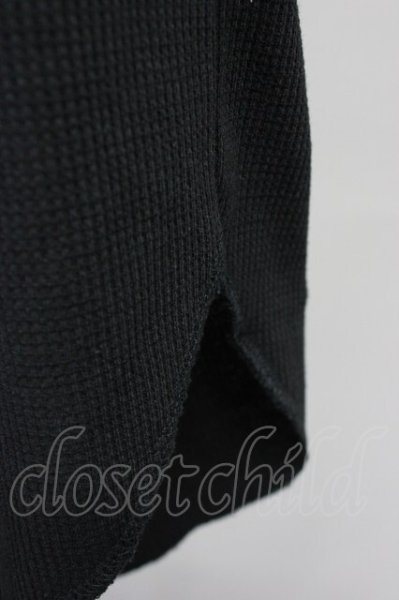 画像4: Moonage Devilment / ラウンドカットワッフルタンクトップ 46 ブラック T-25-10-30-003-Mo-to-YM-ZT (4)