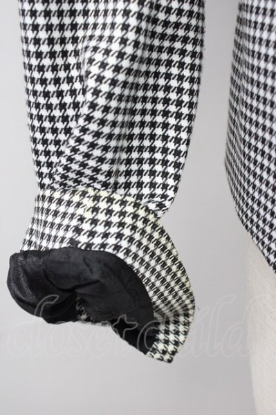 画像7: CIVARIZE / Bishop切り替えパイピングTRストレッチテーラードジャケット 46 ブラックxホワイト T-25-10-30-022-CI-ja-YM-ZT (7)