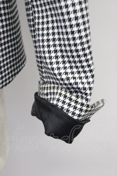 画像8: CIVARIZE / Bishop切り替えパイピングTRストレッチテーラードジャケット 46 ブラックxホワイト T-25-10-30-022-CI-ja-YM-ZT (8)