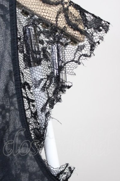 画像3: IFSIXWASNINE / TXS/FS ノースリーブブラウス 0（レディース） ブラック T-25-10-30-004-IF-sh-YM-ZT (3)