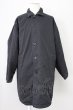画像8: NO ID. BLACK / ゴブランJQ×CNツイルリバーシブルステンカラーコート ONE ホワイト T-25-10-30-025-NO-ou-YM-ZT (8)