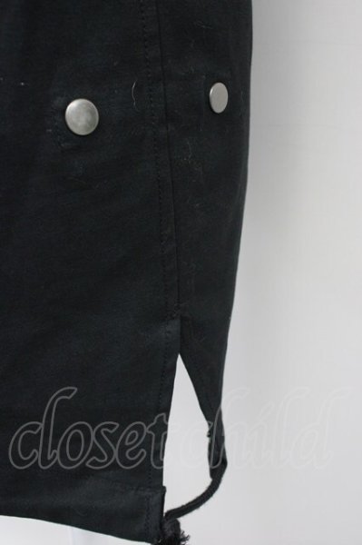 画像7: God of Roses / チャイニーズラクーンバックプリントモッズコート  ブラック T-25-10-30-028-Go-ou-YM-ZT (7)