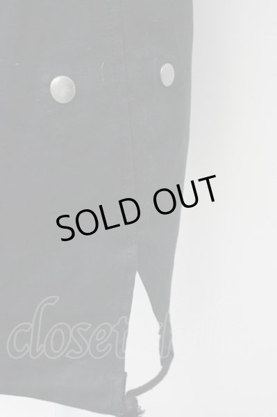 画像7: God of Roses / チャイニーズラクーンバックプリントモッズコート  ブラック T-25-10-30-028-Go-ou-YM-ZT (7)