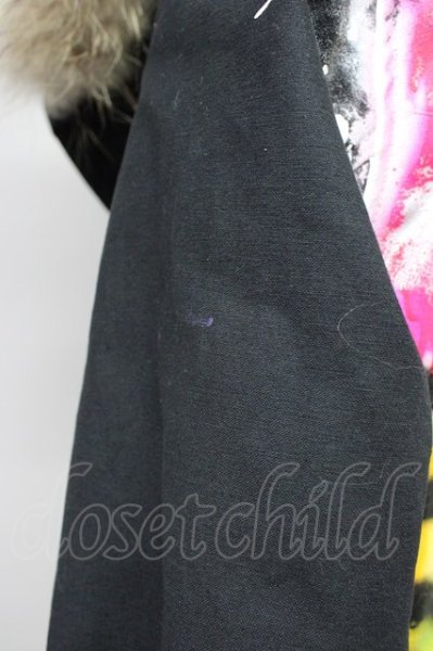 画像11: God of Roses / チャイニーズラクーンバックプリントモッズコート  ブラック T-25-10-30-028-Go-ou-YM-ZT (11)