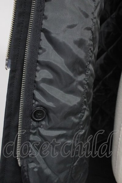 画像12: God of Roses / チャイニーズラクーンバックプリントモッズコート  ブラック T-25-10-30-028-Go-ou-YM-ZT (12)