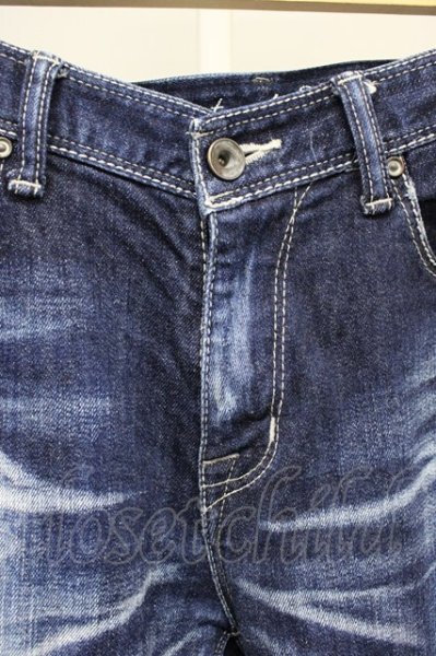 画像3: GOSTAR DE FUGA / FORUGE クラッシュデニムパンツ インディゴ 46 T-25-10-30-029-GO-pa-YM-ZT (3)