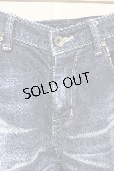 画像3: GOSTAR DE FUGA / FORUGE クラッシュデニムパンツ インディゴ 46 T-25-10-30-029-GO-pa-YM-ZT (3)