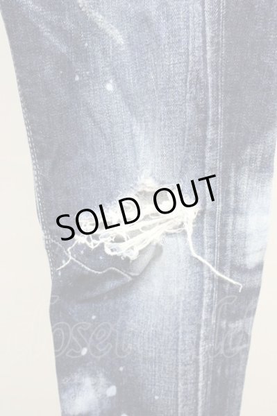 画像5: GOSTAR DE FUGA / FORUGE クラッシュデニムパンツ インディゴ 46 T-25-10-30-029-GO-pa-YM-ZT (5)