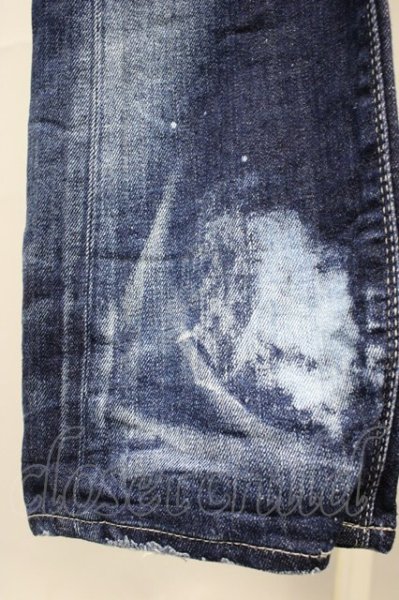 画像6: GOSTAR DE FUGA / FORUGE クラッシュデニムパンツ インディゴ 46 T-25-10-30-029-GO-pa-YM-ZT (6)