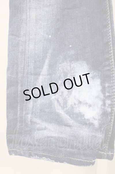 画像6: GOSTAR DE FUGA / FORUGE クラッシュデニムパンツ インディゴ 46 T-25-10-30-029-GO-pa-YM-ZT (6)