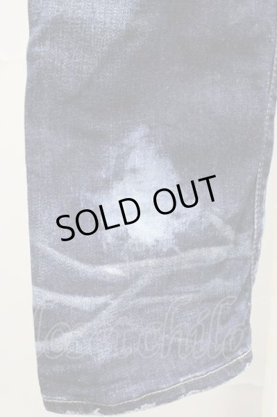 画像10: GOSTAR DE FUGA / FORUGE クラッシュデニムパンツ インディゴ 46 T-25-10-30-029-GO-pa-YM-ZT (10)