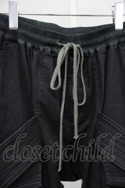 画像3: A.F ARTEFACT / Denim Coating Cargo Sarouel Skinnyパンツ 2 ブラック T-25-10-30-030-A.-pa-YM-ZT (3)