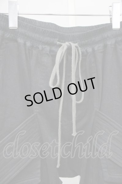 画像3: A.F ARTEFACT / Denim Coating Cargo Sarouel Skinnyパンツ 2 ブラック T-25-10-30-030-A.-pa-YM-ZT (3)