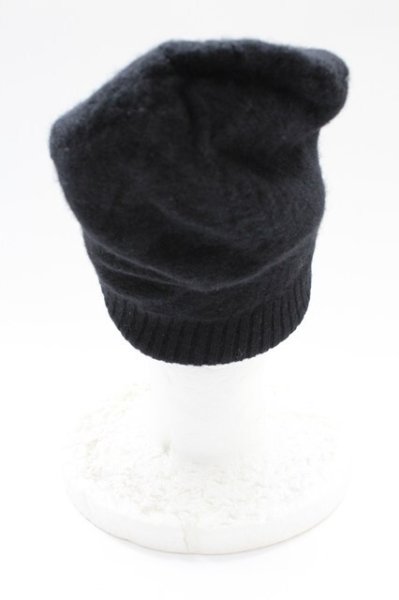 画像2: Moonage Devilment / リブ切り替えウールキャップ  ブラック T-25-10-30-031-Mo-za-YM-ZT (2)