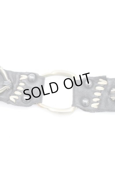 画像6: 14th Addiction / Concho BELT ベルト  ブラックxアンティークゴールド T-25-10-30-032-14-0-YM-ZT (6)
