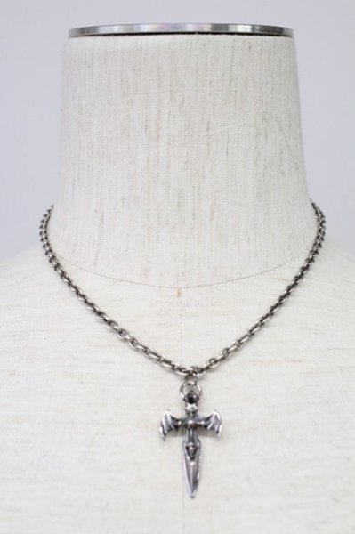 画像1: Gackt / 上弦の月ネックレス  シルバー T-25-10-30-034-GA-ac-YM-ZT (1)