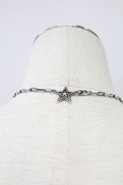 画像2: NO ID. / シルバービッグフェザーロザリオネックレス  シルバー T-25-10-30-035-NO-ac-YM-ZT (2)