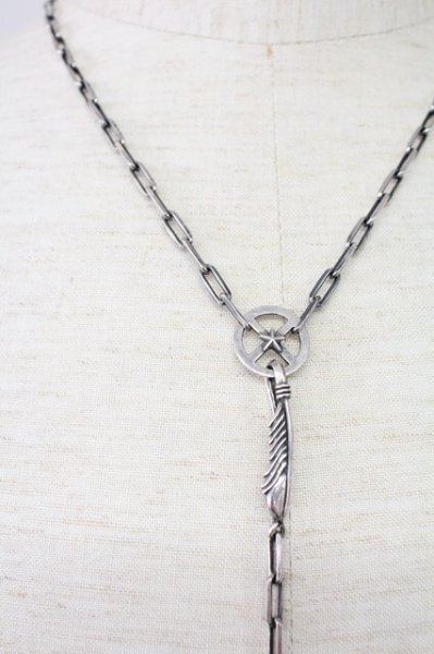 画像3: NO ID. / シルバービッグフェザーロザリオネックレス  シルバー T-25-10-30-035-NO-ac-YM-ZT (3)