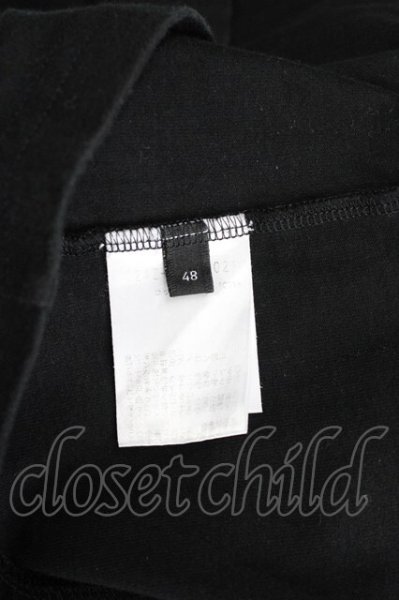 画像7: 5351pour les Hommes / ブラックパンサークルーネック半袖Tシャツ 48 ブラック T-25-10-30-005-53-ts-YM-ZT (7)