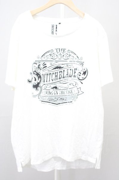 画像1: SWITCHBLADE / SWITCHBLADE LOGO Tシャツ M ホワイト T-25-10-30-006-SW-ts-YM-ZT (1)