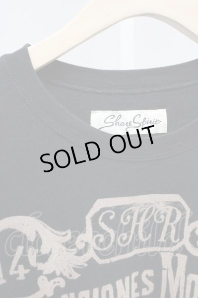 画像3: SHARE SPIRIT / レッグ BIG Tシャツ 36 ブラック T-25-10-30-009-SH-ts-YM-ZT123 (3)