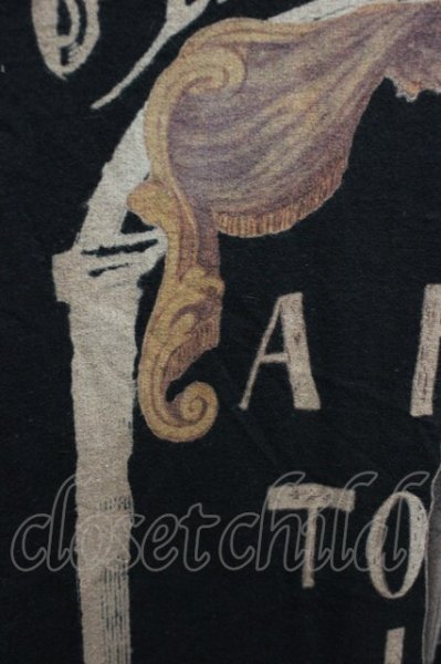 画像6: SHARE SPIRIT / レッグ BIG Tシャツ 36 ブラック T-25-10-30-009-SH-ts-YM-ZT (6)