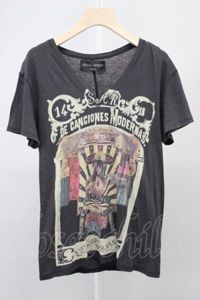 画像1: SHARE SPIRIT / JEAN.B Tシャツ L ブラック(ブラウン系) T-25-10-30-010-SH-to-YM-ZT (1)