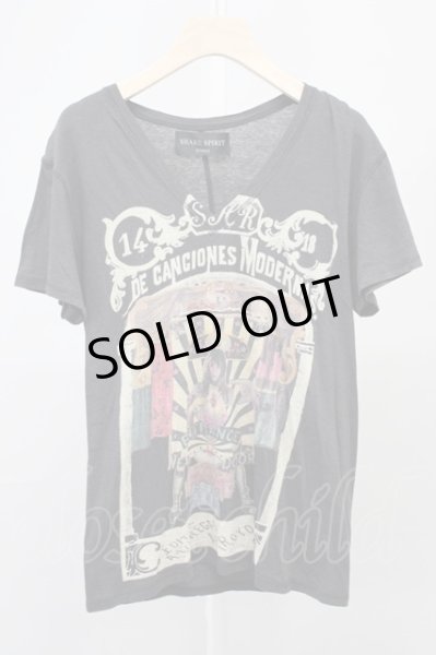 画像1: SHARE SPIRIT / JEAN.B Tシャツ L ブラック（ブラウン系） T-25-10-30-010-SH-to-YM-ZT123 (1)