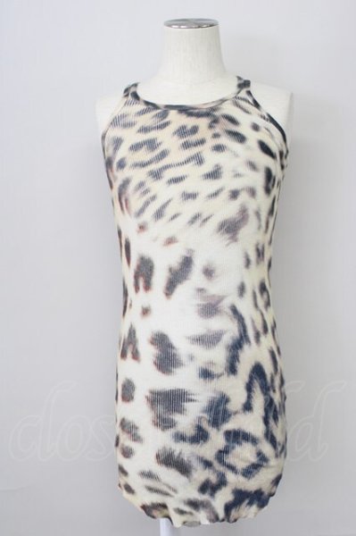 画像1: LGB / TK レオパードプリントタンクトップ 0(レディース) イエロー T-25-10-30-002-LG-to-YM-ZT (1)