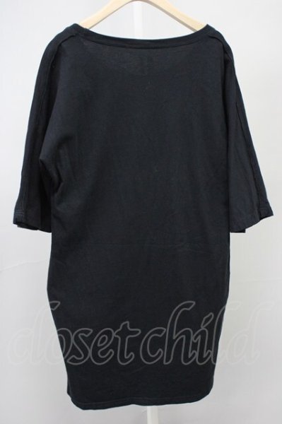 画像2: SWITCHBLADE / CROWN DOLMAN Tシャツ M ブラック T-25-10-30-012-SW-to-YM-ZT (2)