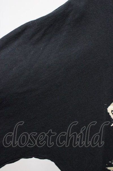 画像7: SWITCHBLADE / CROWN DOLMAN Tシャツ M ブラック T-25-10-30-012-SW-to-YM-ZT (7)